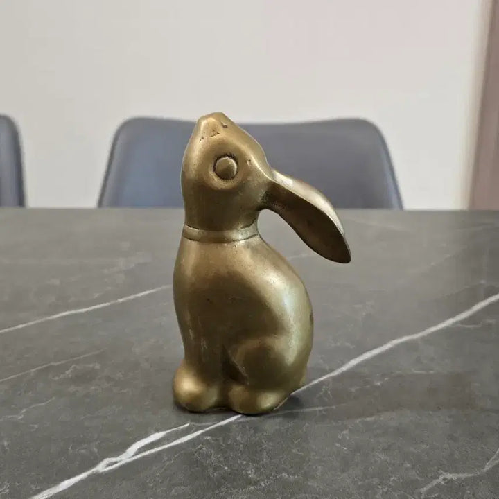 [BUNJANG] Brass Rabbit Figurine / 황동 토끼 장식품