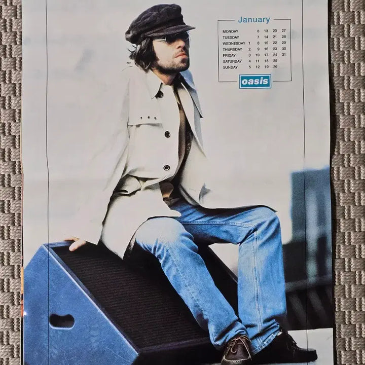 [BUNJANG] Oasis 1997 Calendar Poster / 포스터 oasis 오아시스 1997 캘린더