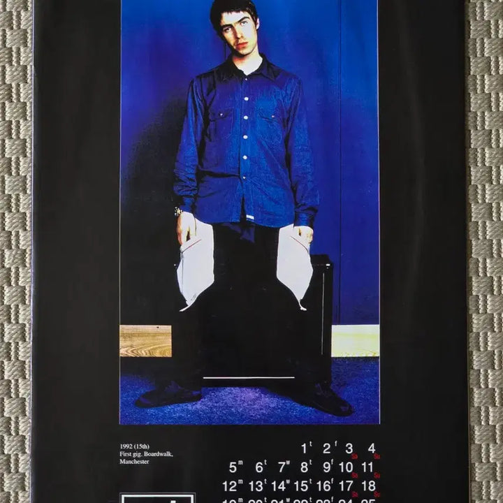 [BUNJANG] Oasis 1998 Calendar Poster / 포스터 oasis 오아시스 1998 캘린더