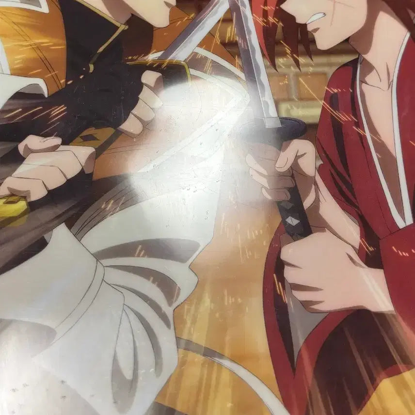 [BUNJANG] Rurouni Kenshin Aoshi Clear File Goods / 바람의 검심 켄신 아오시 클리어 파일 굿즈