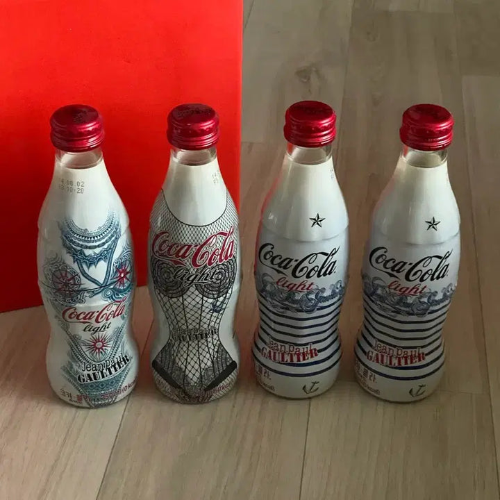 [BUNJANG] Coca-Cola x Jean Paul Gaultier Collaboration Limited Edition Bottles (Set of 4) / 코카콜라 장폴고티에 콜라보 한정판