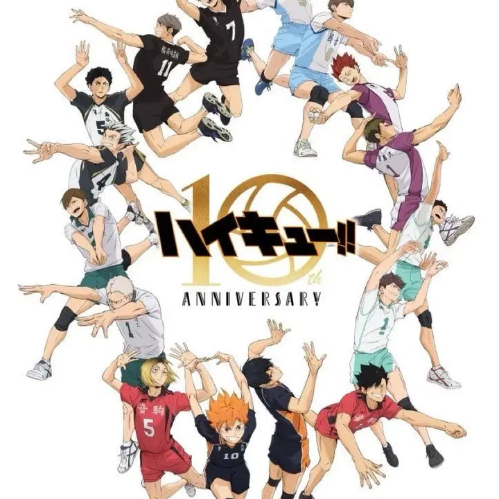 [BUNJANG] Haikyuu!! 10th Anniversary Poster (A2 Size, Sealed) / 미개봉) 하이큐 10주년 포스터