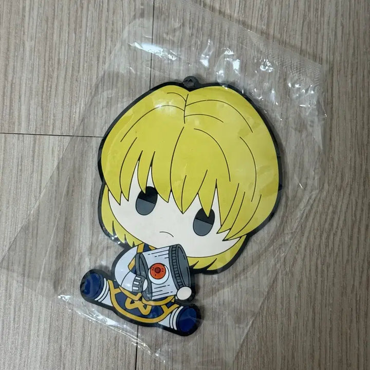 [BUNJANG] Bandai Hunter x Hunter Kuya Kurapika Rubber Coaster Keychain / 반다이 헌터x헌터 쿠지 크로피카 러버 코스터 키링