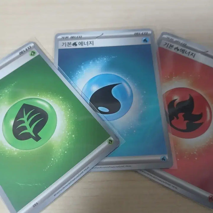 [BUNJANG] Pokemon Energy Holo 3 Types Bundle / 포켓몬카드 에너지 홀로 3종 일괄로 팔아요