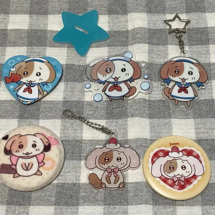 [BUNJANG] Danmi Artist Myonnyangi and Meonggu Summer Break Meonggu Birthday Goods Bundle Set / 단미 작가 묘냥이와 멍구의 여름방학 멍구 생일 굿즈 일괄 양도 판매