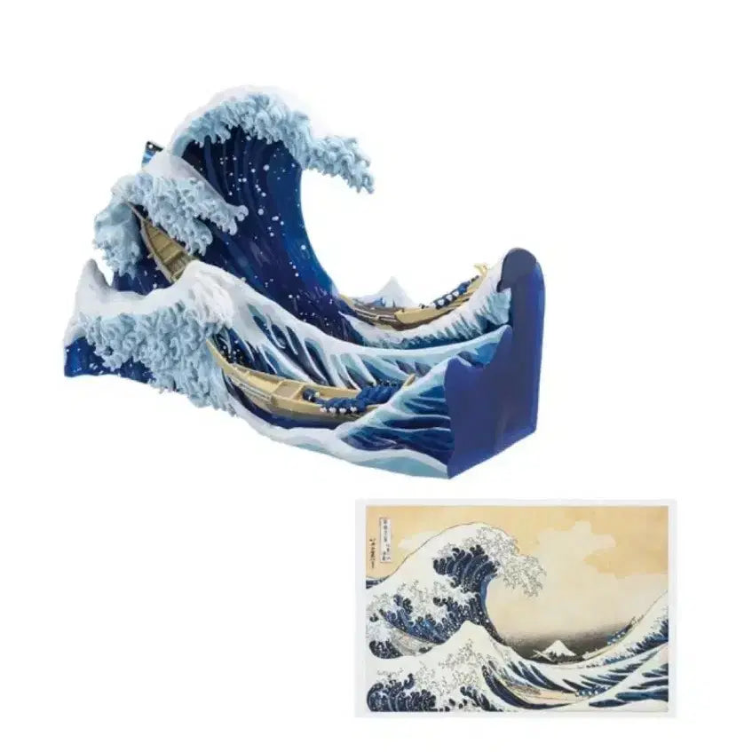 [BUNJANG] Kaisinkai Hokusai Wave Boat Ornament / 카이신카이 호쿠사이 파도 보트 장식