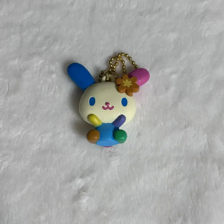 [BUNJANG] Sanrio Usahana Flat Mascot Keyring Gacha / 산리오 우사하나 납작 마스코트 키링 가챠