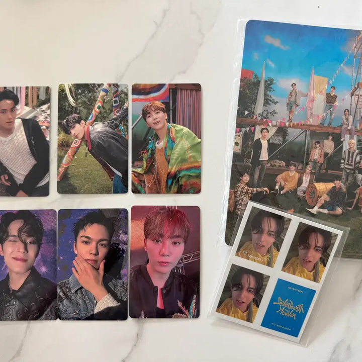 [BUNJANG] Seventeen Seventeen Heaven Album Full Set with Special POB Photocards / [특전6종포카포함]세븐틴 seventeen heaven 앨범, 풀셋, 포카포함, 특전포함, 띠지