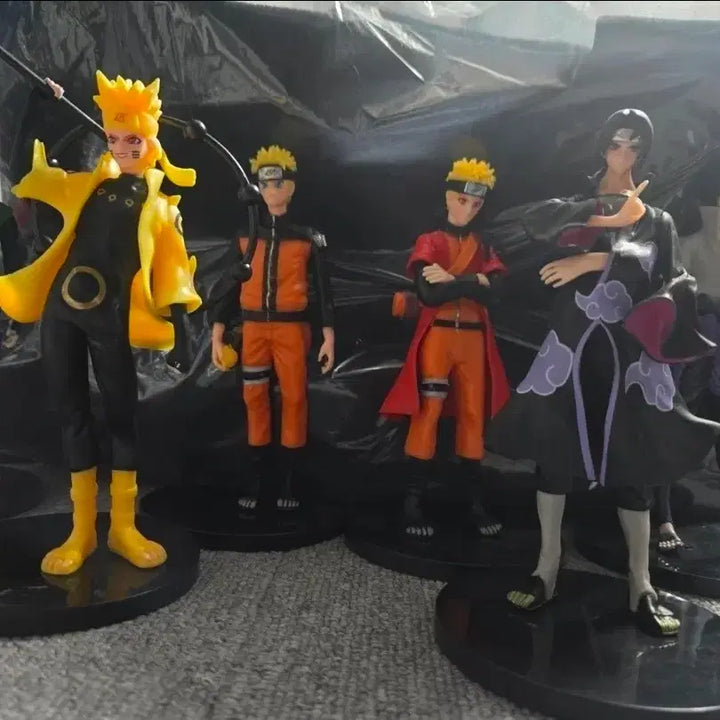 [BUNJANG] Naruto 6-Character Figure Set (Includes Kakashi, Naruto, Sasuke, Itachi) / 나루토 피규어 6종 세트 (카카시, 나루토, 사스케, 이타치 포함)