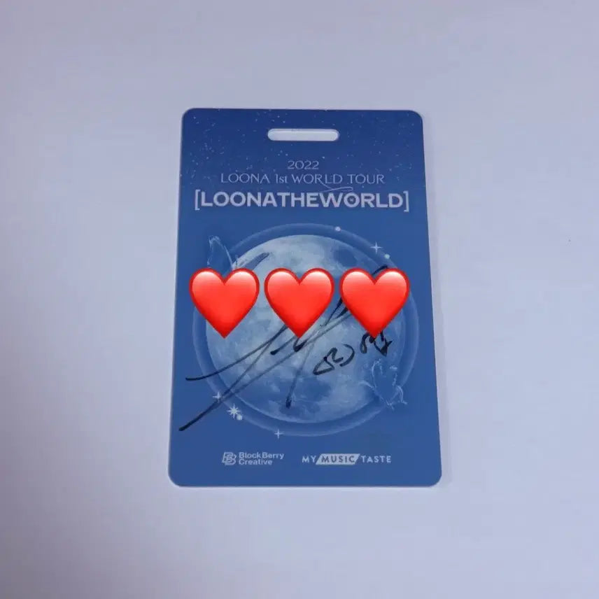 [BUNJANG] LOONA Kim Lip Signed Photocard LOONATHEWORLD Tour / 이달의소녀 김립 싸인 카드 아르테미스