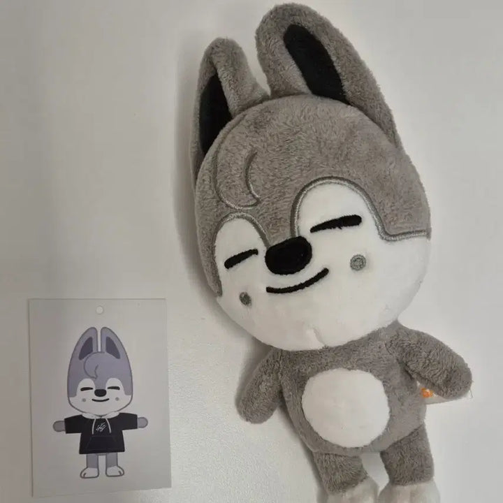 [BUNJANG] Stray Kids Bang Chan Mini Wolf Chan Doll "Everywhere All Around The World" Version / 스키주 미니 울프찬 방찬 인형 굿즈 스트레이키즈