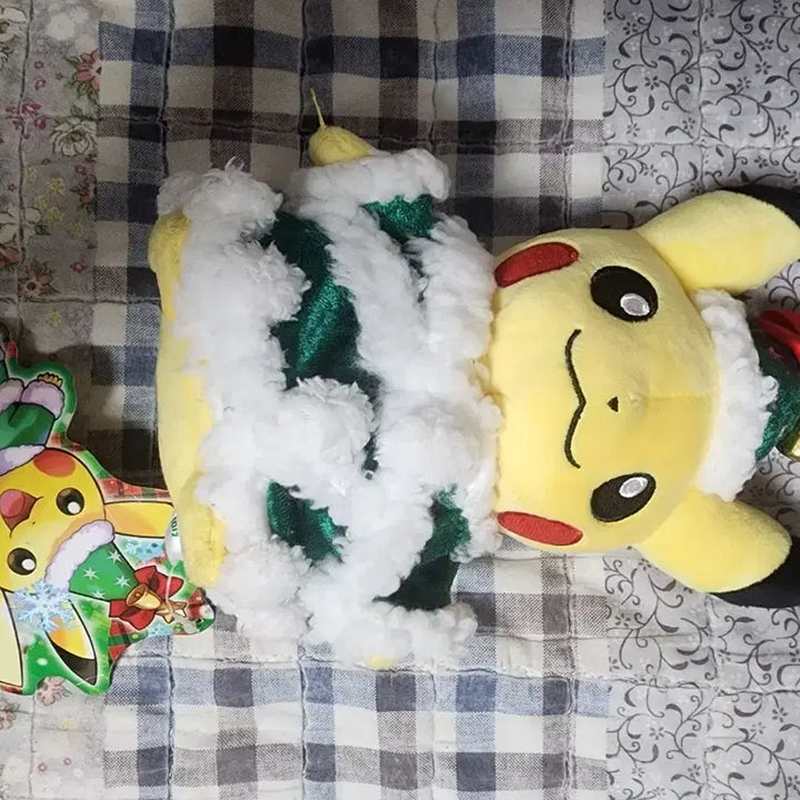 [BUNJANG] Pokemon Center Genuine Christmas Pikachu Plush / 포켓몬센터 정품 크리스마스 피카츄