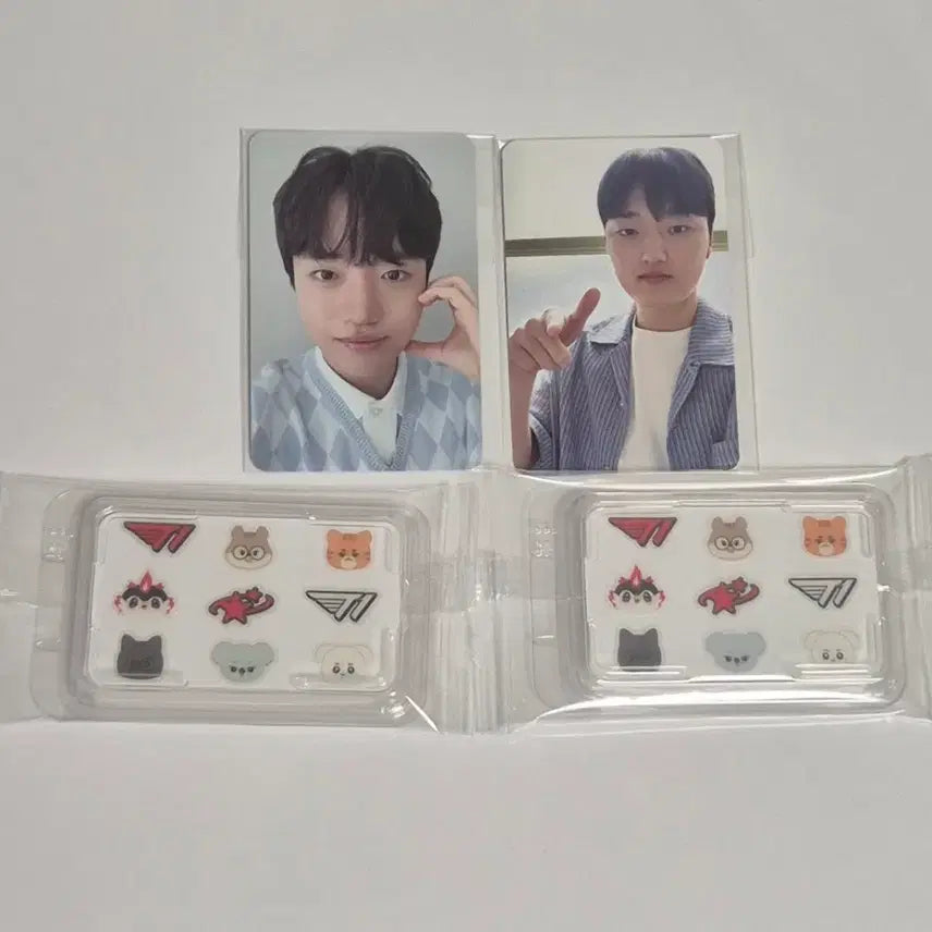 [BUNJANG] T1 Keria &amp; Peyz Photocard Sticker Set / T1 티원 에이블리 이지덤 케리아 keria + 페이즈 peyz 포카 스티커