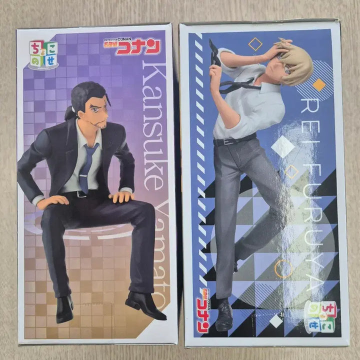 [BUNJANG] Detective Conan Daitokansuke &amp; Furuya Rei Figure Set / 명탐정 코난  다이토칸스케 후루야 레이 피규어