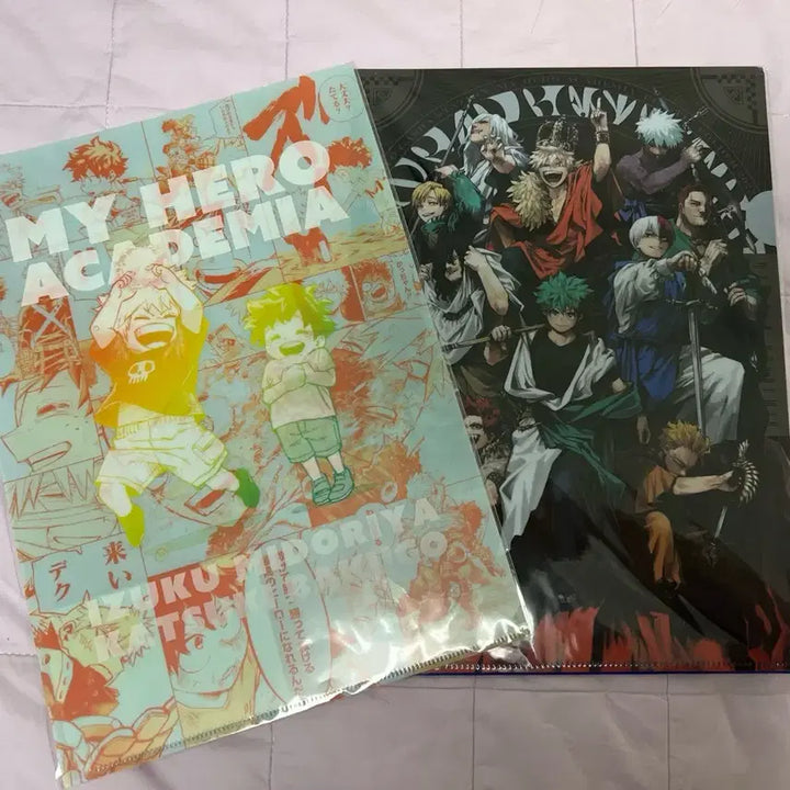 [BUNJANG] My Hero Academia Original Art Exhibition &amp; Shinjukugyal Clear File Set / 나히아 신십걸 클리어파일 히로아카 원화전 파일 세트