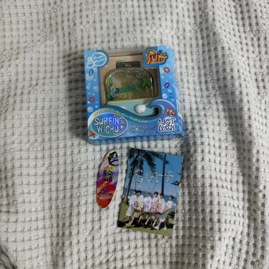 [BUNJANG] NCT WISH "Surf With Wichu" Album Keychain + Jaehee Photocard / NCT WISH 서핑 위츄 앨범 키링+재희포카