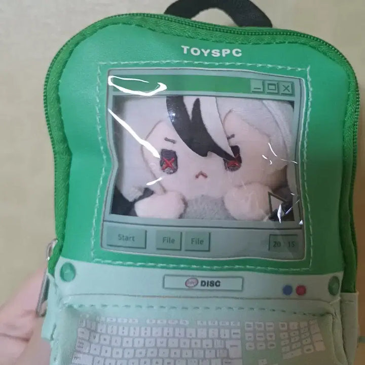[BUNJANG] Toy Spirit Retro Computer Gacha Pouch Green / 토이스피릿 레트로 컴퓨터 가챠 파우치 초록 10깅