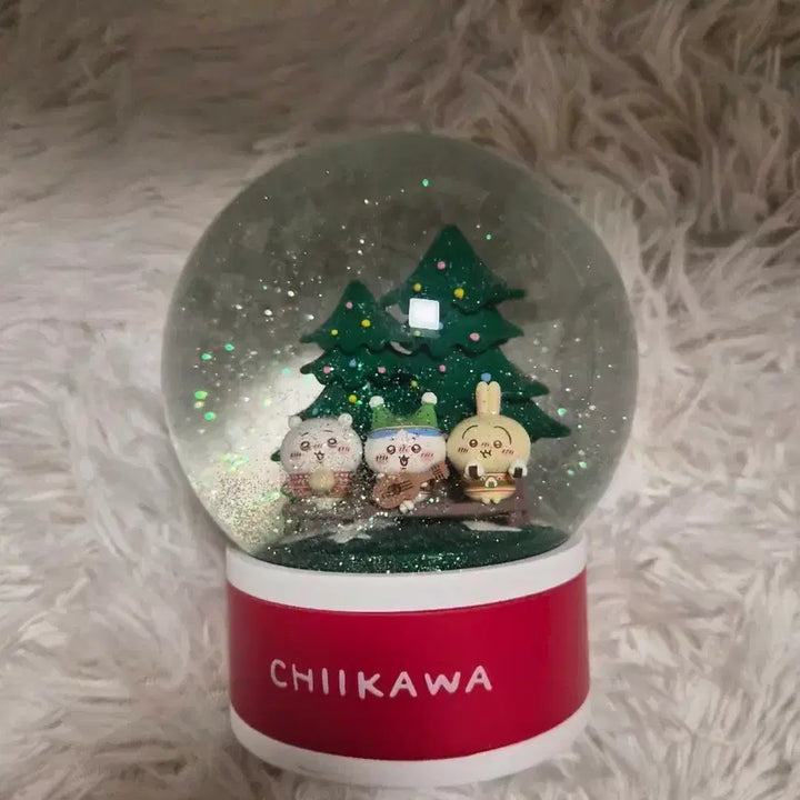 [BUNJANG] Chiikawa Christmas Kuji Snow Globe / 치이카와 스노우볼(무배)