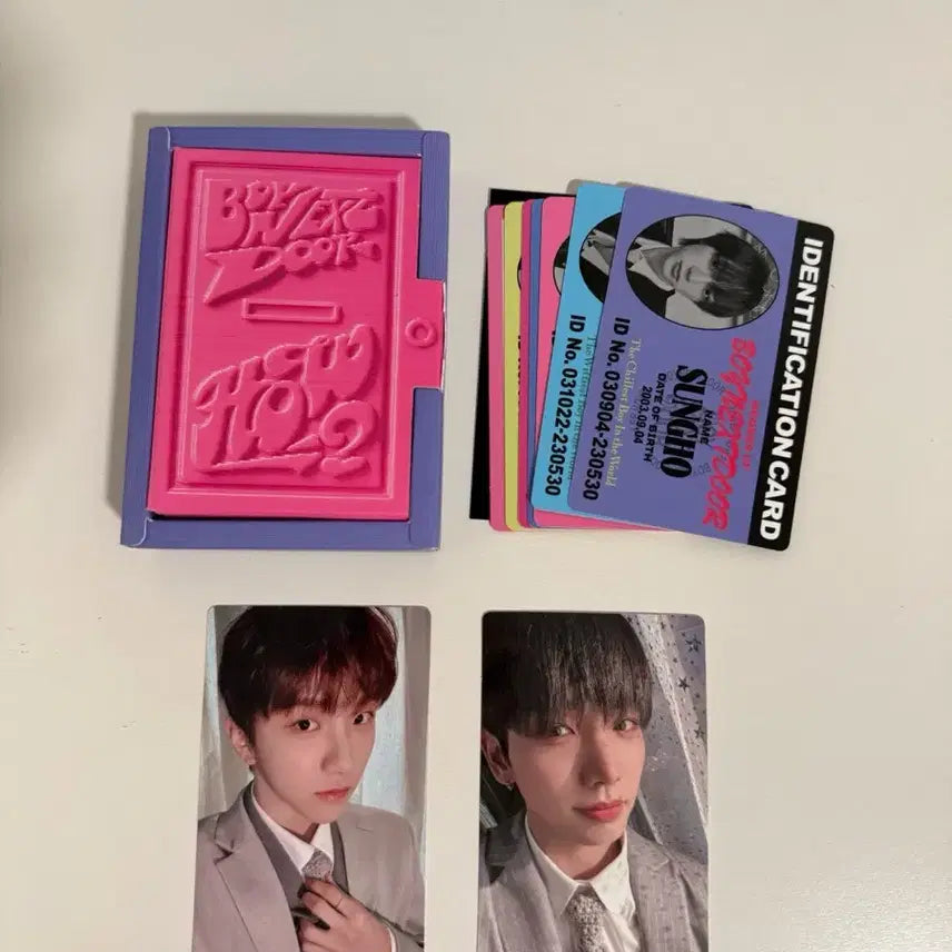 [BUNJANG] BOYNEXTDOOR HOW Weverse Album Jaehyun Unhak Photocard Bundle / [포카포함]보넥도 how 위버스 앨범 명재현 운학 포카