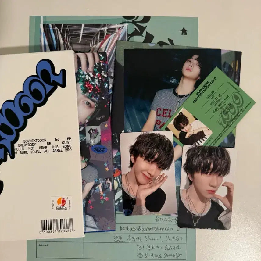 [BUNJANG] BOYNEXTDOOR Yoonhak Photocard / [포카포함]보넥도 19.99 개봉앨범 운학 포카