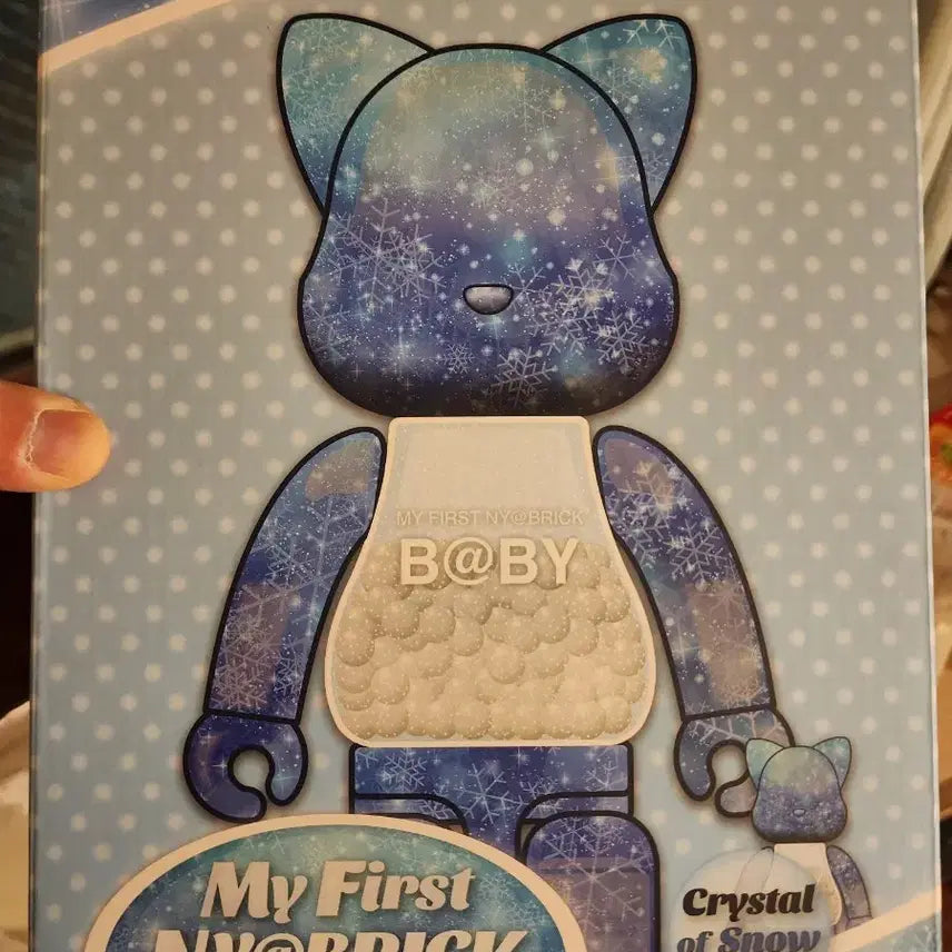 [BUNJANG] Bearbrick My First Be@rbrick Crystal Snow (Nyaybrick) 400% / 베어브릭 마이퍼스트 크리스탈스노우 (냐브릭) 400%