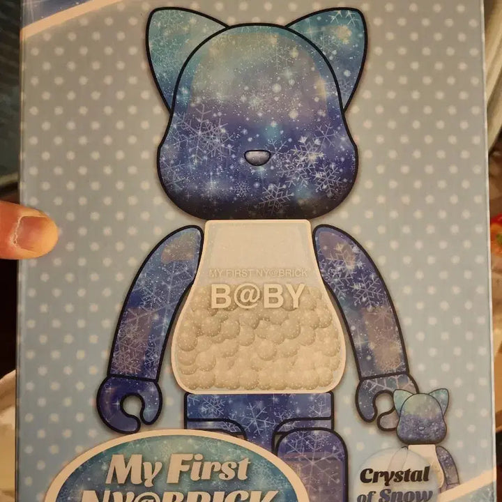 [BUNJANG] Bearbrick My First Be@rbrick Crystal Snow (Nyaybrick) 400% / 베어브릭 마이퍼스트 크리스탈스노우 (냐브릭) 400%