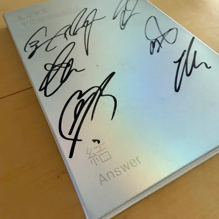 [BUNJANG] BTS LOVE YOURSELF Answer Album Signed Album / [빠른배송]BTS LOVE YOURSELF Answer 앨범 친필 싸인 앨범