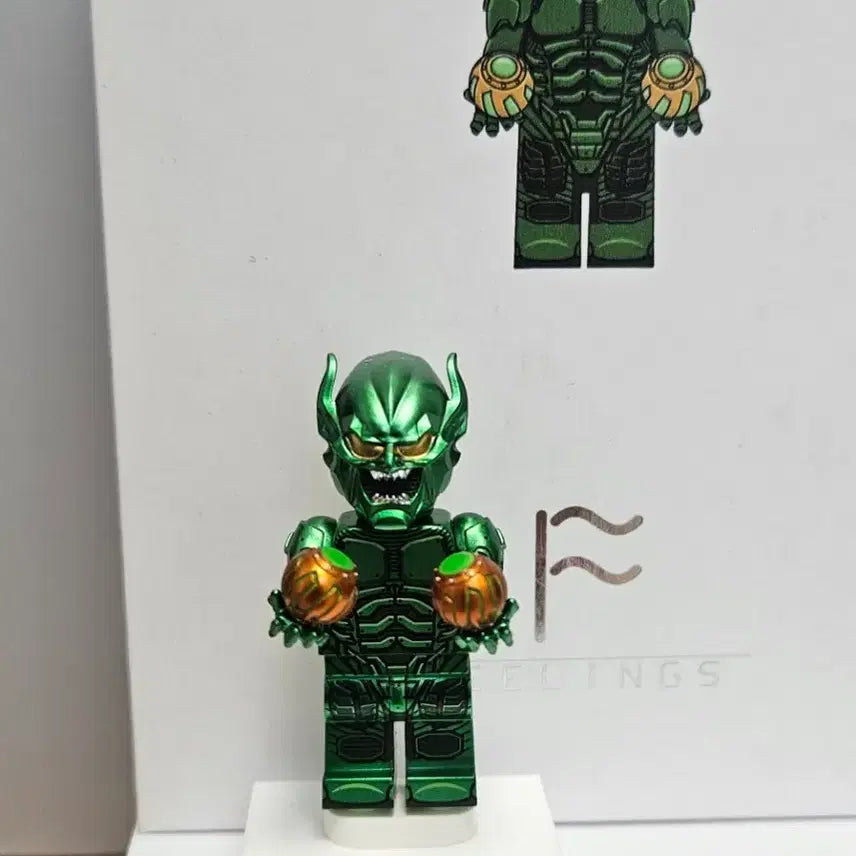 [BUNJANG] Custom Filings Green Goblin LEGO Minifigure / 급처 떨이) 레고 커스텀 필링스 그린고블린