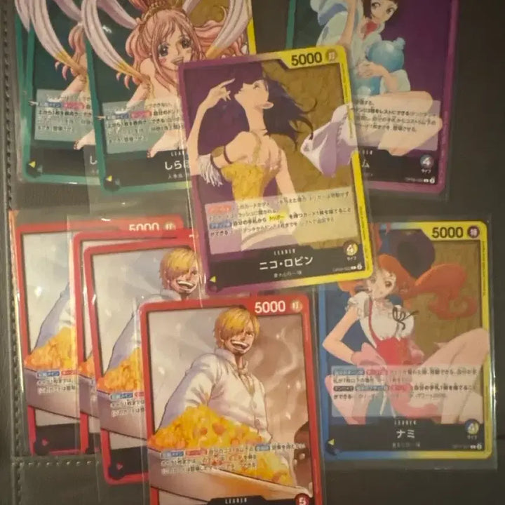 [BUNJANG] One Piece Card Japanese Edition Bundle Set: Monkey D. Luffy, Koby, Jinbe, Katakuri / [원피스카드 일판 일괄] 몽키 D 루피/코비/진베에/카타쿠리