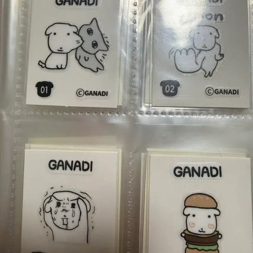[BUNJANG] Ganadi Ttibusil Bundle Set / 가나디 띠부씰 일괄
