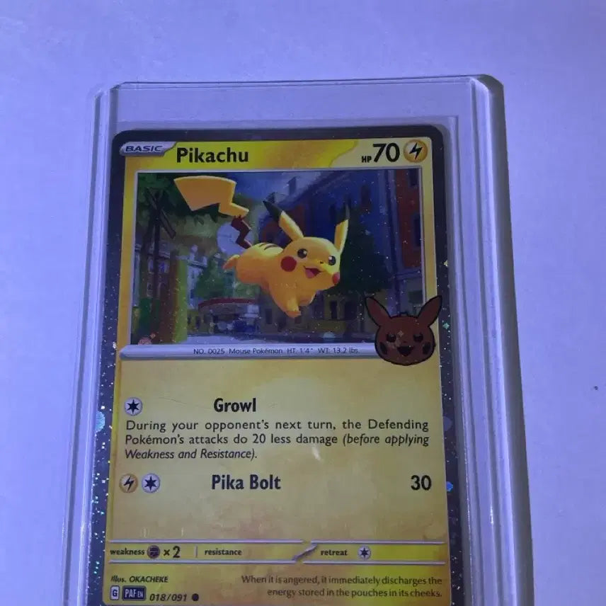 [BUNJANG] Pokemon TCG North America Halloween Pikachu 018/091 Card / 포켓몬카드 북미 할로윈 피카츄 018/091