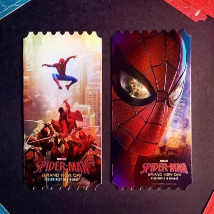[BUNJANG] Spider-Man Brand New Day Original Ticket Bundle Set / [안전포장] 스파이더맨 브랜드 뉴 데이 오리지널 티켓 일괄 세트