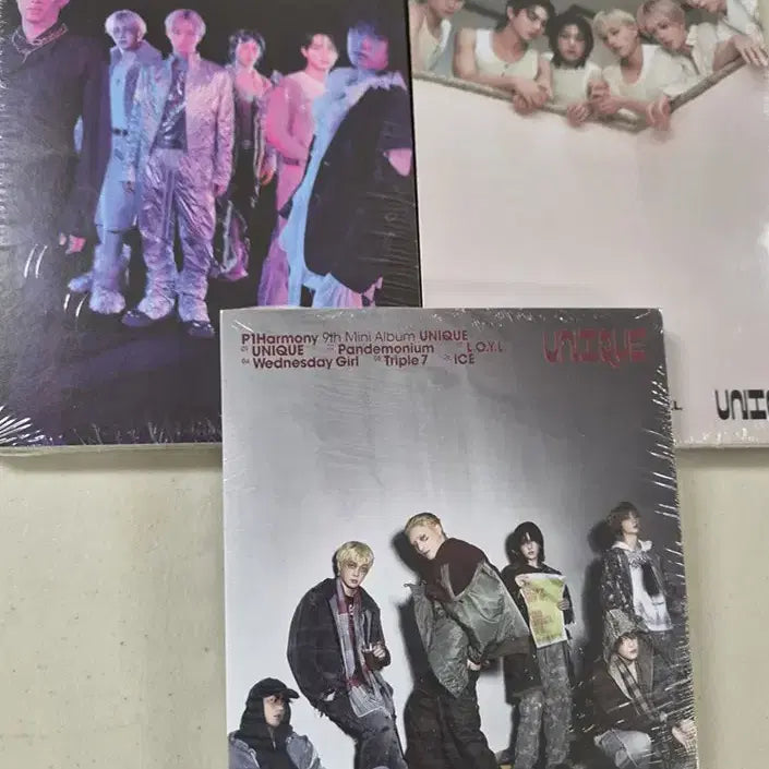 [BUNJANG] P1Harmony Unique Album Bundle Set (Sealed) / P1Harmony UNIQUE 미개봉 앨범 (3개 = 1세트)
