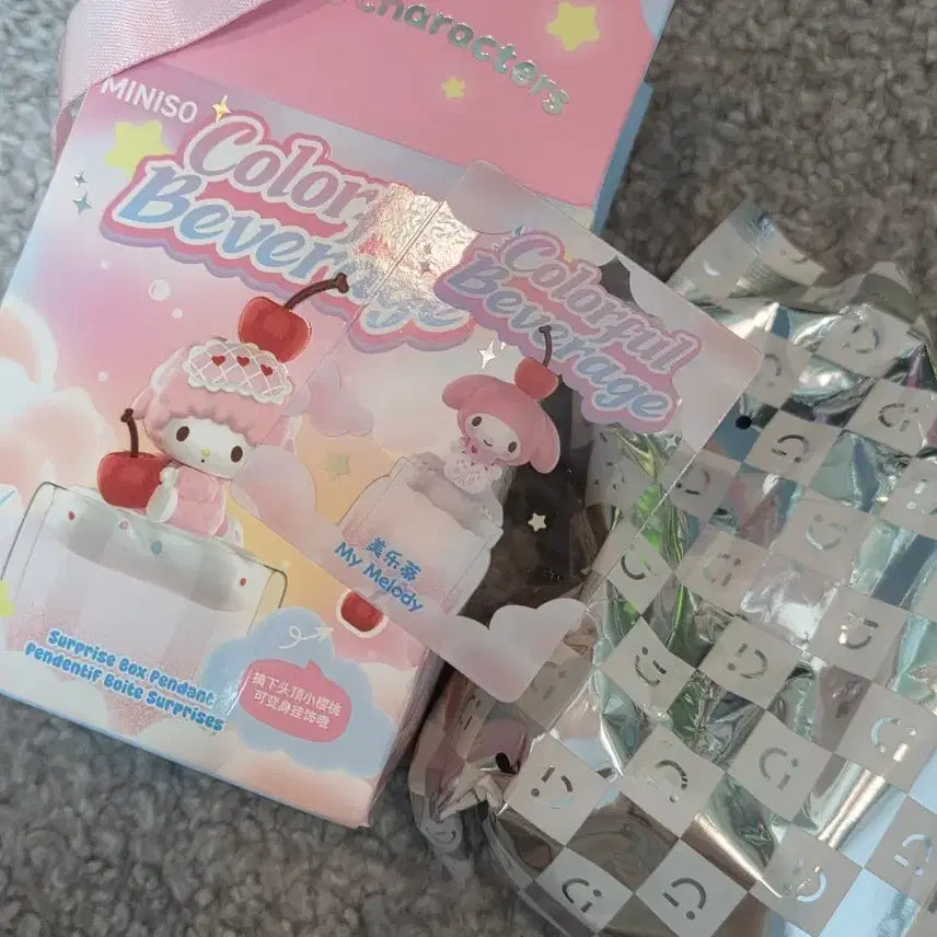 [BUNJANG] Colorful Beverage My Melody Charm / 컬러풀베버리지 컬러풀드링크 마이멜로디
