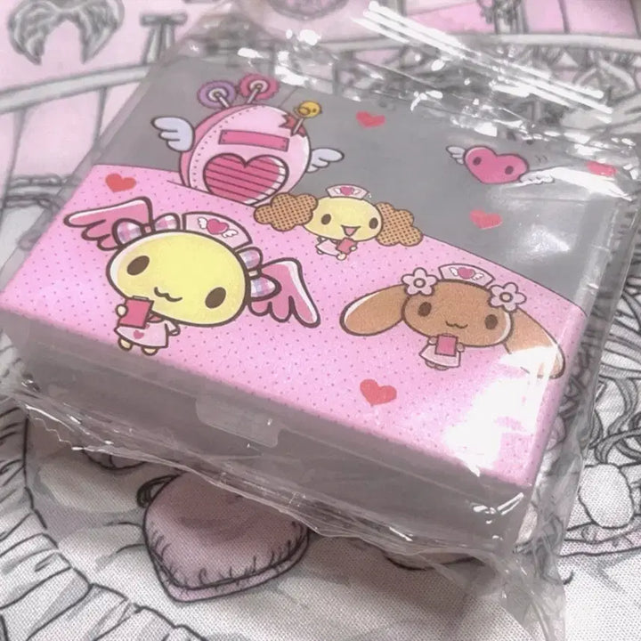 [BUNJANG] Sanrio Cinnamoroll "Cinnamon Angels" Nurse Storage Case / 고전 빈티지 산리오 시나모롤 모카 쉬폰 아즈키 시나모엔젤스 천사 간호사 보관함 케이스