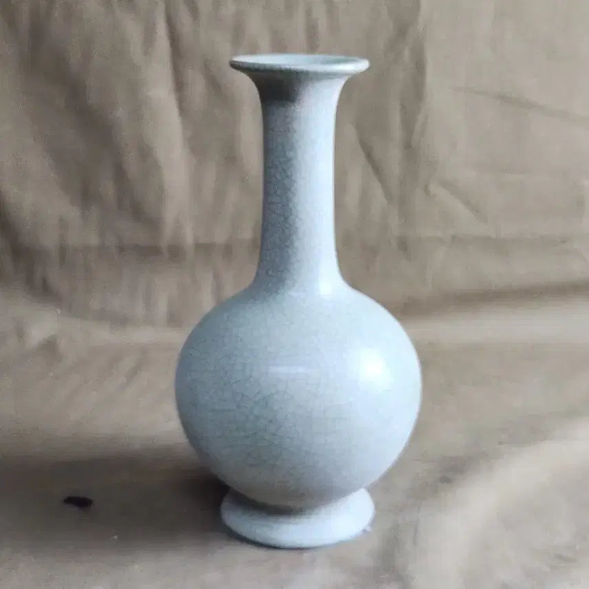 [BUNJANG] Chinese Imperial Kiln Celadon Vase with Crackle Glaze / 중국도자기 황실관요 균열문 청자