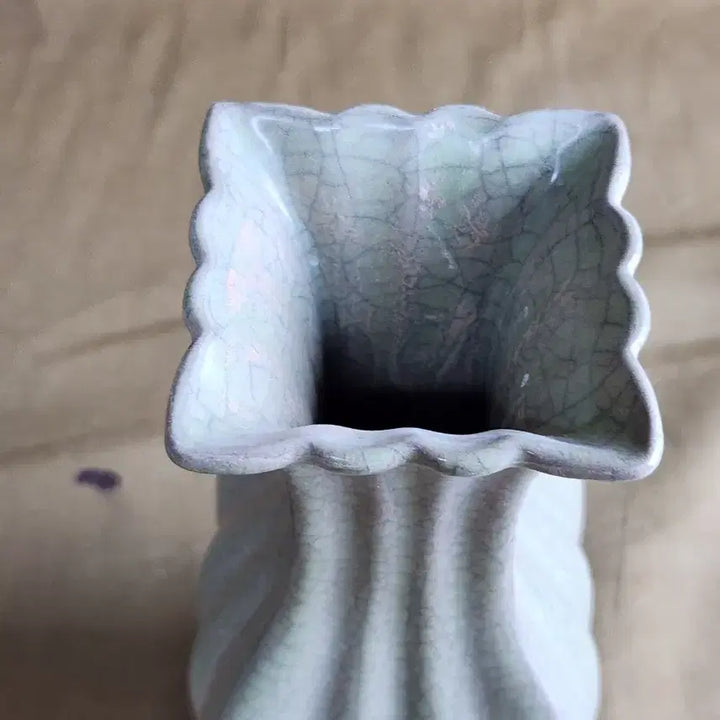 [BUNJANG] Chinese Yaozhou Celadon Crackle Glaze Vase / 중국도자기 균열문 여요청자