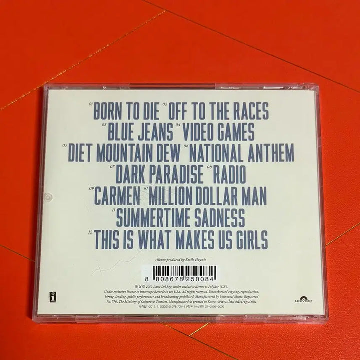 [BUNJANG] Lana Del Rey Born to Die Album CD / 라나델레이 BORN TO DIE 앨범