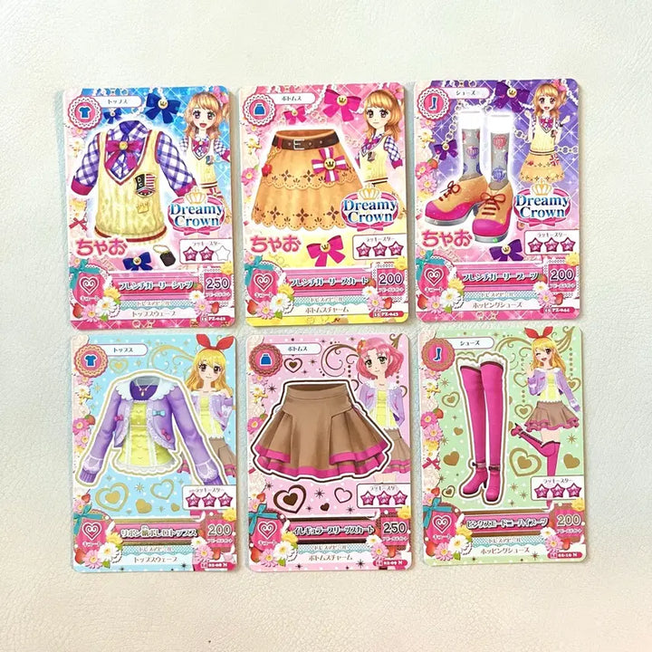[BUNJANG] Aikatsu! iMSTAR Japanese Version Akari, Haneul, Rime, Ichigo Casual Wear Classic Cards / 아이카츠 아이엠스타 일판 아카리 하늘 라임 이치고 카드 사복 고전
