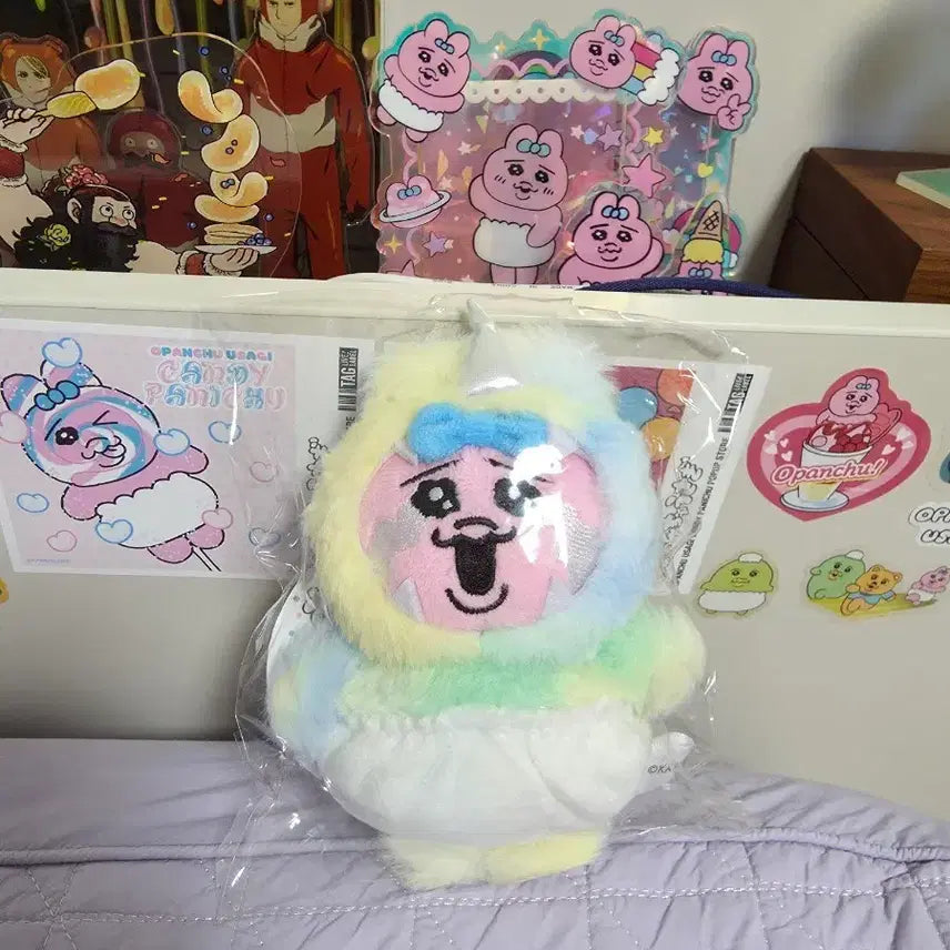 [BUNJANG] Oppanzu Panzzu Rabbit Monster Unicorn Plush Keychain / 오빤쮸 빤쮸토끼 몬스터 유니콘 인형키링