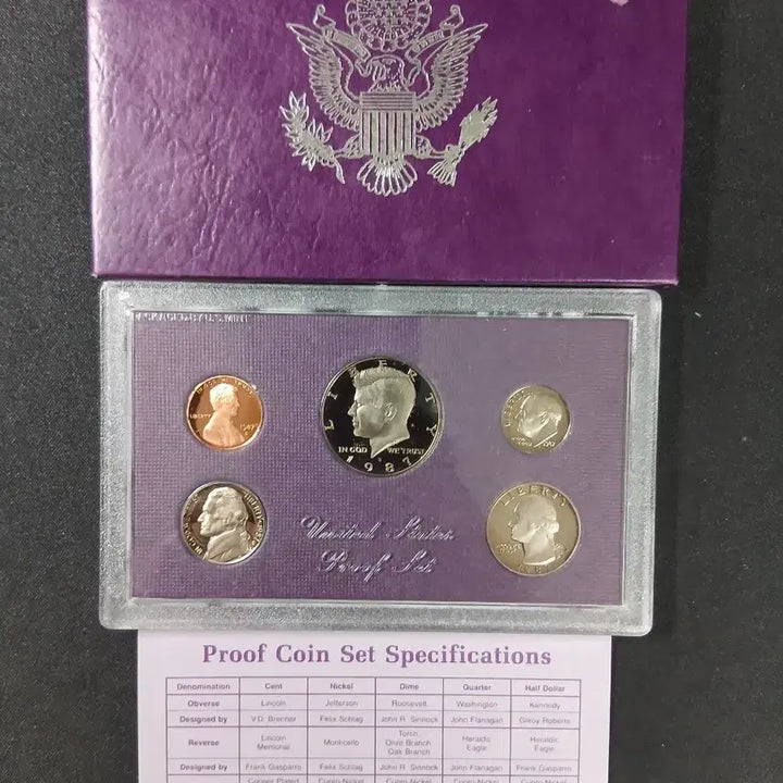 [BUNJANG] US Proof Coin Set 1984-1993 / 미국 주화 프루프 세트 1984-1993