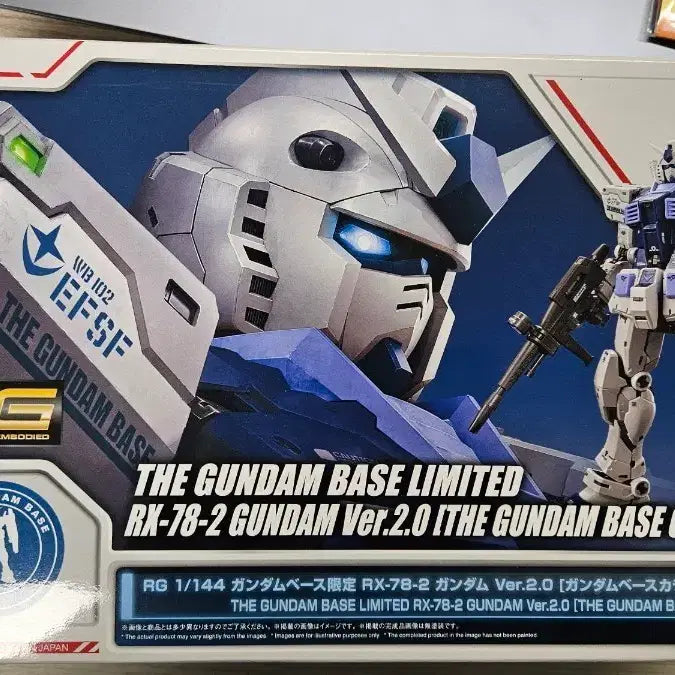 [BUNJANG] Gundam Base Limited RG RX-78-2 Gundam Ver.2.0 / 건담베이스 한정 RG RX-78-2 건담 Ver.2.0