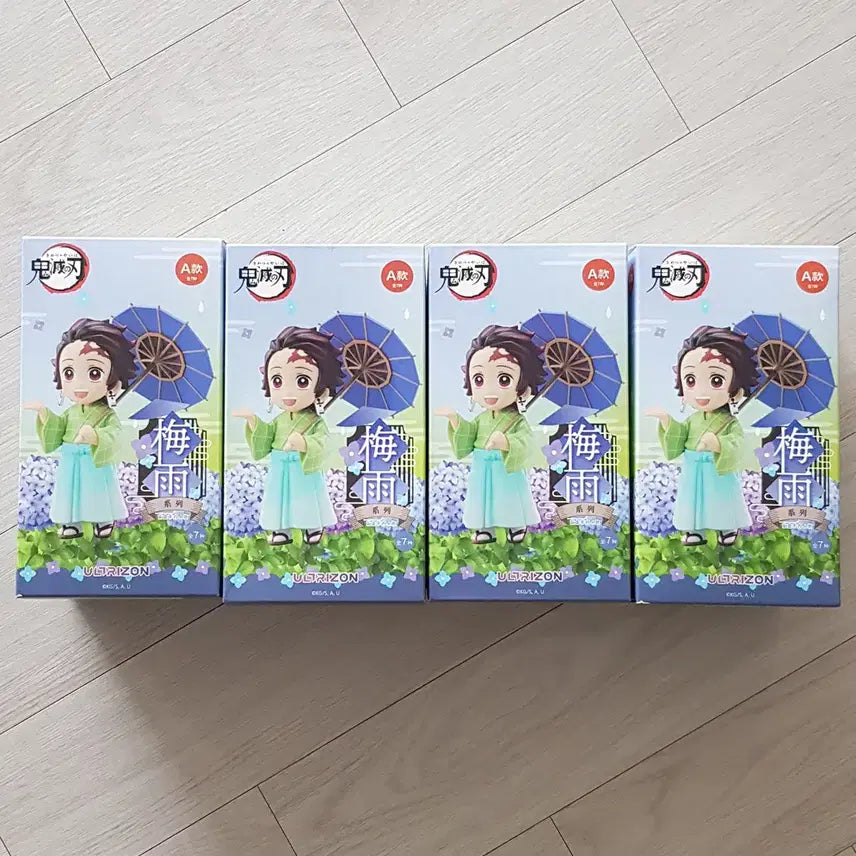 [BUNJANG] Ufotable Demon Slayer Kimetsu no Yaiba Rainy Season Series Figure Set A (4 Types) / 정품 ufotable 귀멸의칼날 장마 시리즈 피규어 A세트 4종