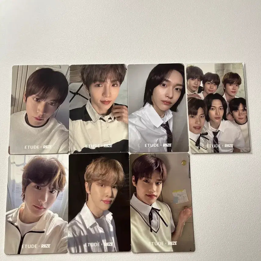 [BUNJANG] RIIZE Etude Photocard Bundle Set / 라이즈 에뛰드 포카 일괄 양도