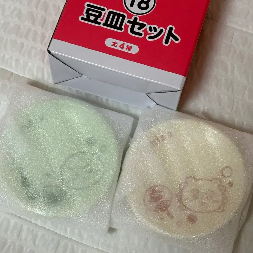 [BUNJANG] Chikawa Animaid Kuji Kurimanjyu &amp; Shisa Bowl Set / 치이카와 애니마이 쿠지 18번 쿠리만쥬&amp;시사 그릇세트