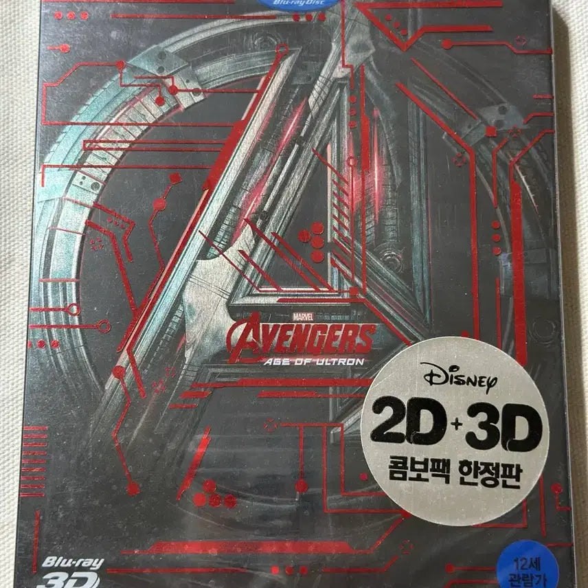 [BUNJANG] Avengers: Age of Ultron Steelbook Limited Edition Combo Pack 3D Blu-ray / (미개봉)[3D 블루레이] 어벤져스: 에이지 오브 울트론 : 스틸북 한정판 콤보팩 (2disc: 3D+2D)