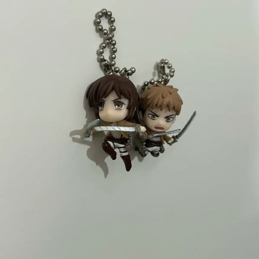 [BUNJANG] Attack on Titan Jean, Sasha Gacha Mini Keychain Bundle Set / 일괄) 진격거 진격의 거인 쟝 키르슈타인 사샤 스윙 가챠 미니 키링