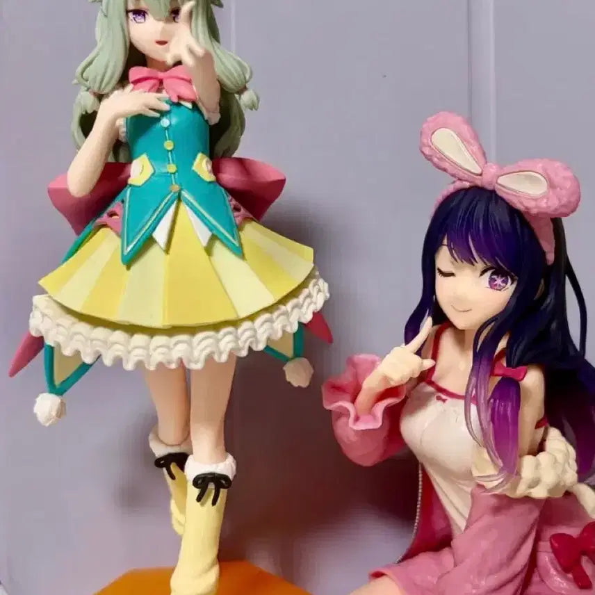 [BUNJANG] Kusanagi Nene &amp; Hoshino Ai "Bishoujo" Display Figures Bundle Set / 프세카 쿠사나기 네네 호시노 아이 피규어 일괄 미소녀 방꾸