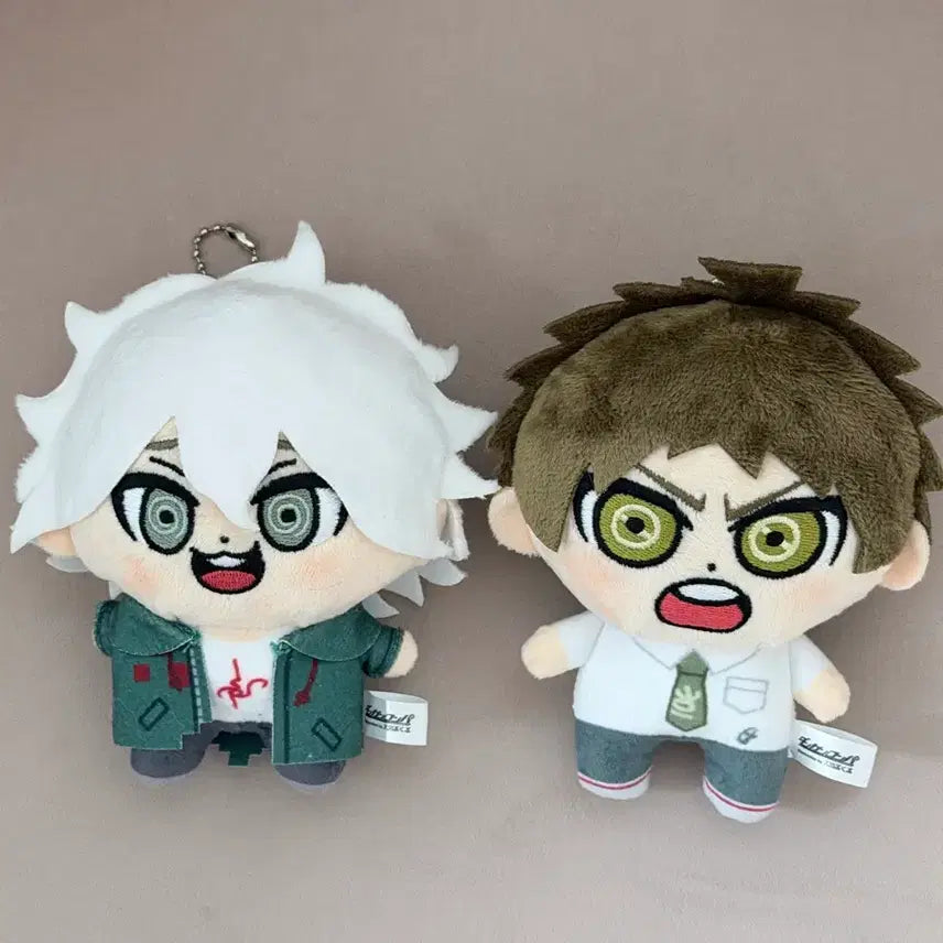 [BUNJANG] Danganronpa Plush Set: Nagito Komaeda &amp; Hajime Hinata / 단간론파 부쿠부 인형/누이 슈단 슈퍼 단간론파 코마에다 나기토,히나타 하지메 일괄