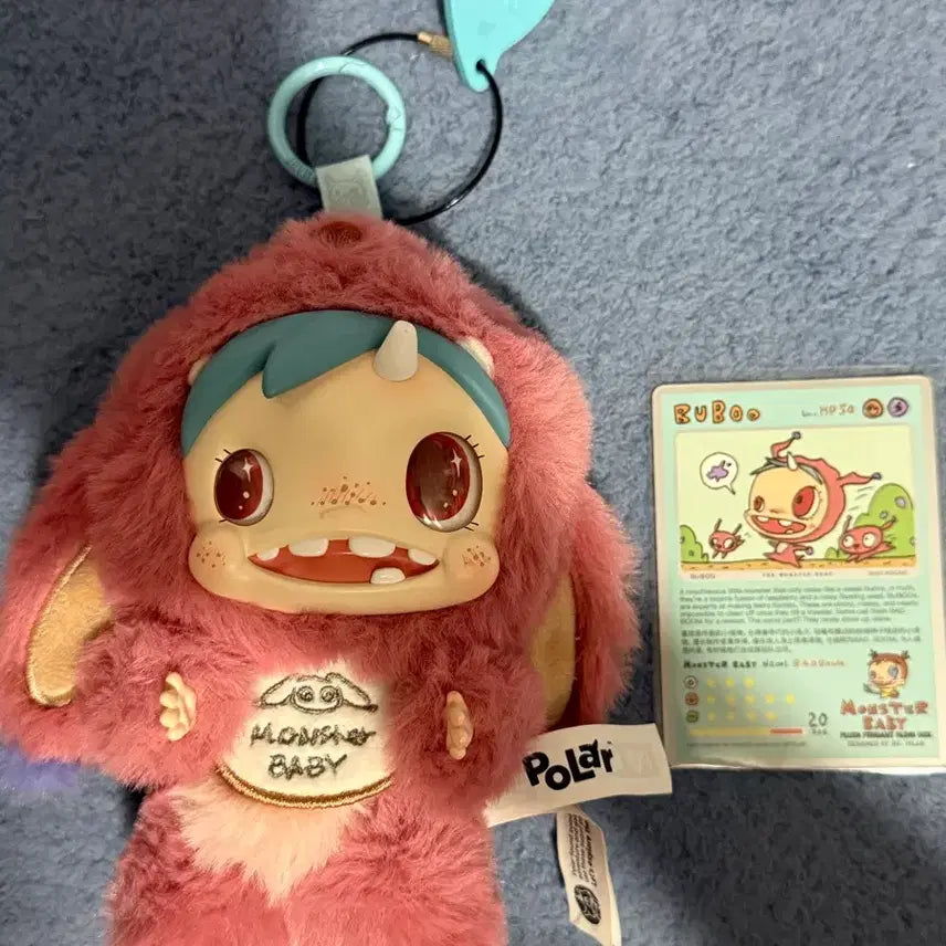[BUNJANG] Pop Mart Polar Monster Baby Doll Keychain / 팝마트 정품 폴라 몬스터베이비 인형키링